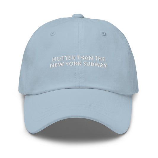 Nolita Hotter Than The New York Subway Cap in Light Blue