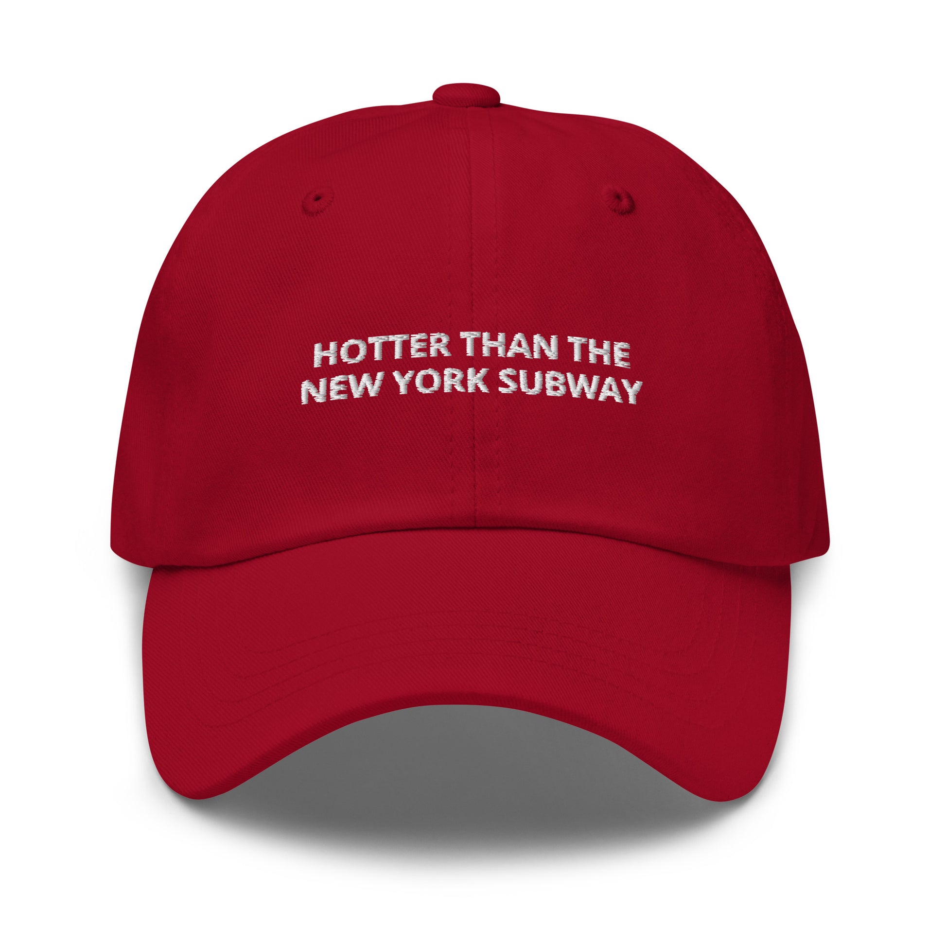 Nolita Hotter Than The New York Subway Cap in Cranberry