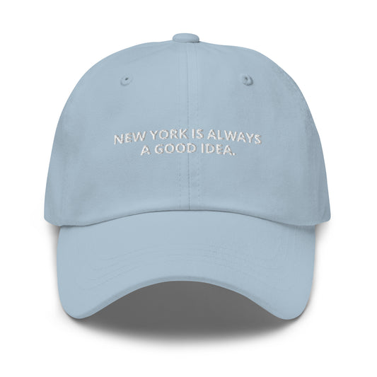 Nolita New York Is Always A Good Idea Cap in Light Blue