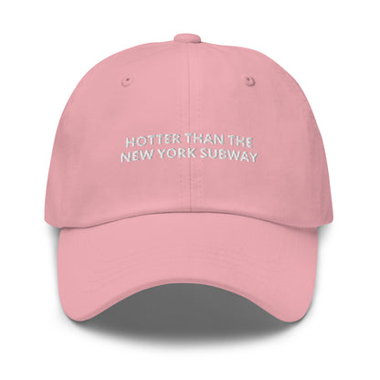 Nolita Hotter Than The New York Subway Cap in Pink