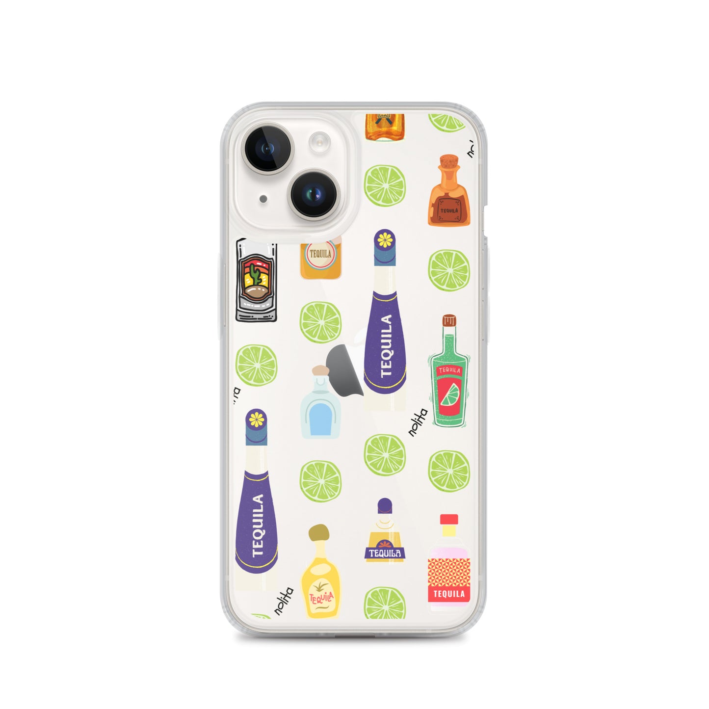 Nolita Tequila All Over iPhone Case, iPhone 14