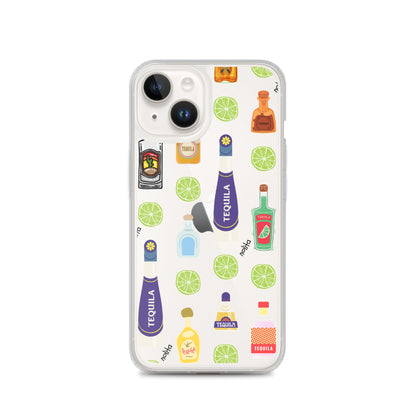 Nolita Tequila All Over iPhone Case, iPhone 14