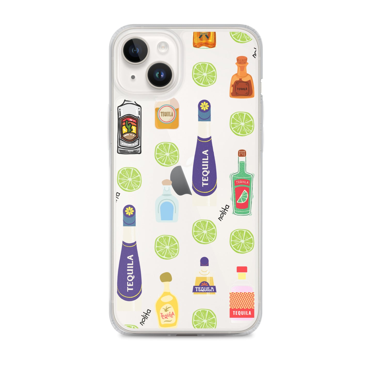 Nolita Tequila All Over iPhone Case, iPhone 14 Plus