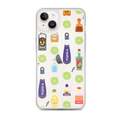 Nolita Tequila All Over iPhone Case, iPhone 14 Plus