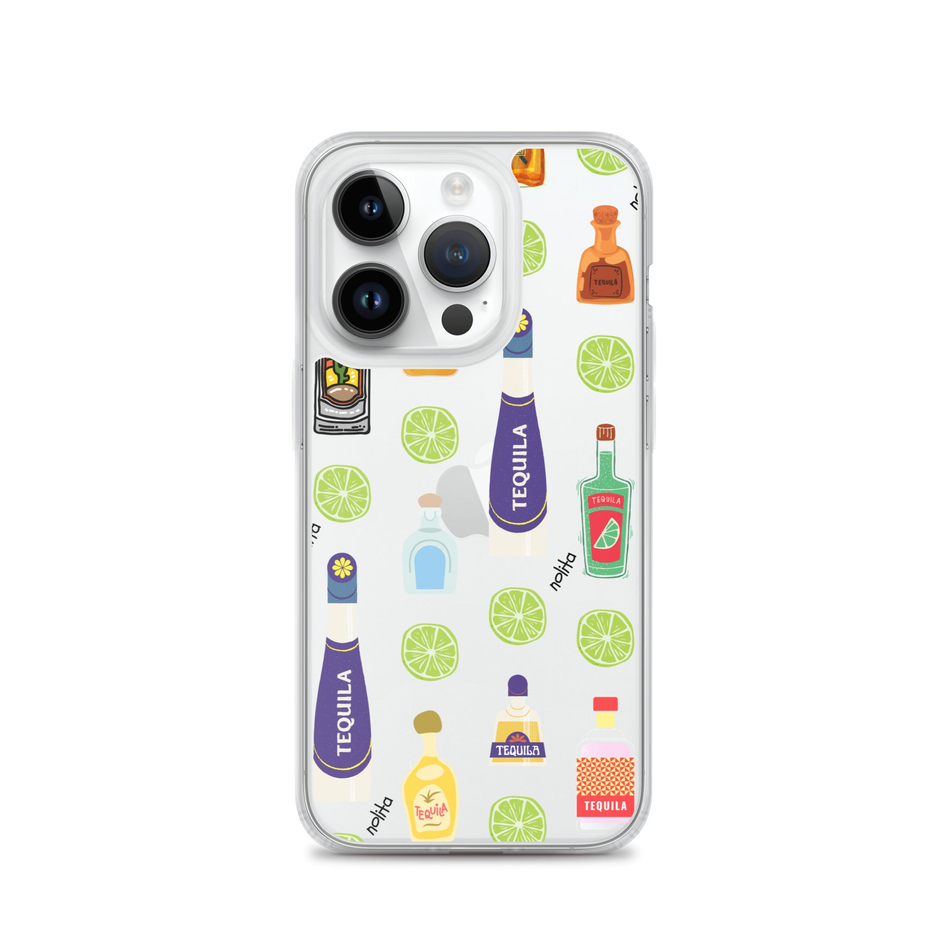 Nolita Tequila All Over iPhone Case, iPhone 14 Pro