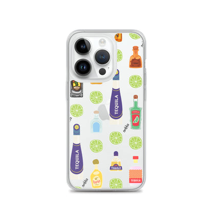 Nolita Tequila All Over iPhone Case, iPhone 14 Pro